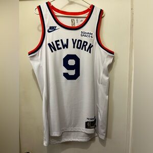 New York Knicks RJ Barrett classic city edition Nike jersey size L 10/10